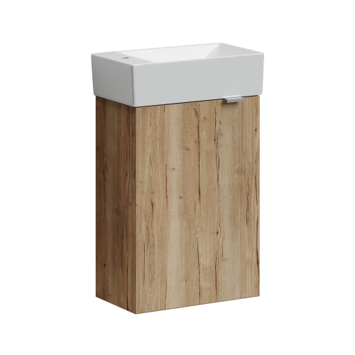 Тумба под раковину Sancos Mini MN35EGL 40х20 подвесная цвет коричневый